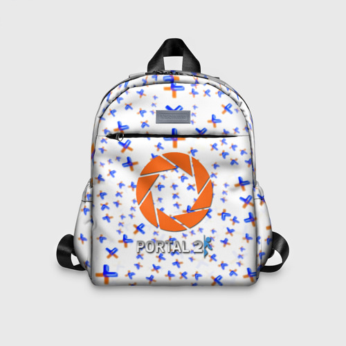 Детский рюкзак 3D Portal logo pattern steel