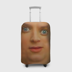 Чехол для чемодана 3D Мем упоротый Фродо улыбается
