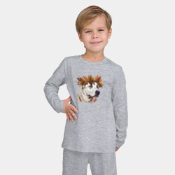Детская пижама с лонгсливом хлопок Средне-азиатская овчарка осенний арт - фото 2