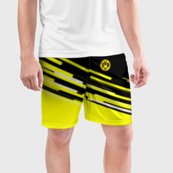 Мужские шорты спортивные Borussia текстура спорт - фото 2
