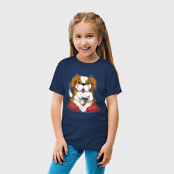 Детская футболка хлопок Собака геймер - фото 2