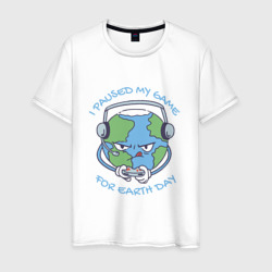 Планета геймер – Мужская футболка хлопок с принтом купить со скидкой в -20%