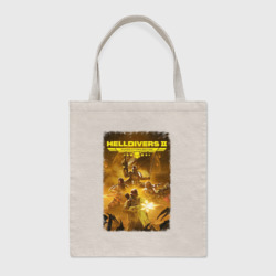 Шоппер BioNature Адские десантники с флагом - helldivers 2