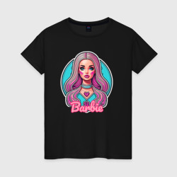 Girl Barbie – Женская футболка хлопок с принтом купить со скидкой в -20%