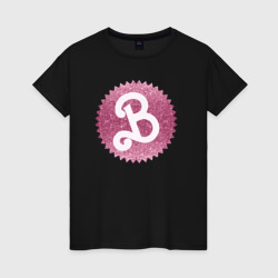 Logo Barbie – Женская футболка хлопок с принтом купить со скидкой в -20%