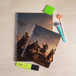 Тетрадь Братство адских десантников helldivers 2 - фото 2