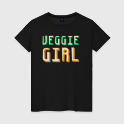 Женская футболка хлопок Veggie girl