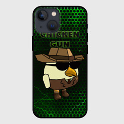 Чехол для iPhone 13 mini Chicken gun green