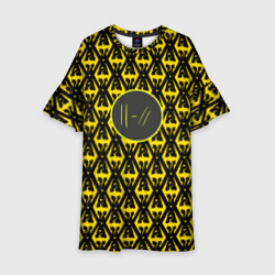 Детское платье 3D Twenty one pilots pattern yellow