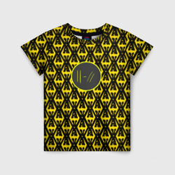 Детская футболка 3D Twenty one pilots pattern yellow