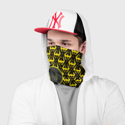 Бандана-труба 3D Twenty one pilots pattern yellow - фото 2