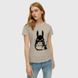 Женская футболка хлопок Totoros - фото 2