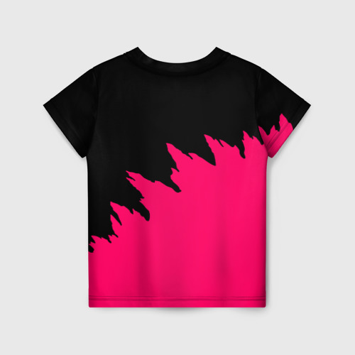 Детская футболка 3D BTS неоновые краски текстура, цвет 3D печать - фото 2