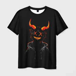 Неоновый аниме демон – Мужская футболка 3D с принтом купить со скидкой в -26%