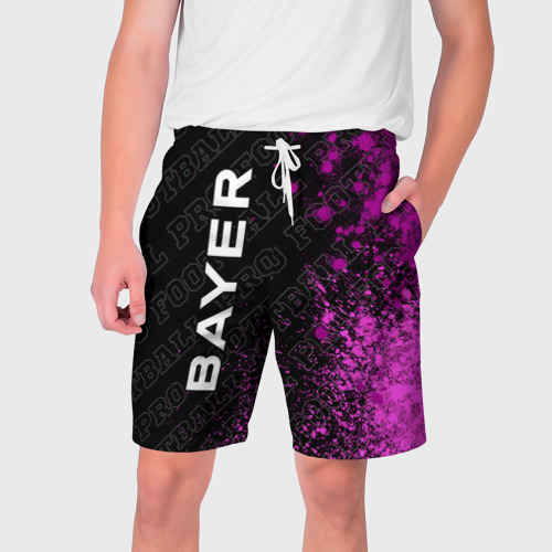 Мужские шорты 3D Bayer 04 pro football по-вертикали, цвет 3D печать