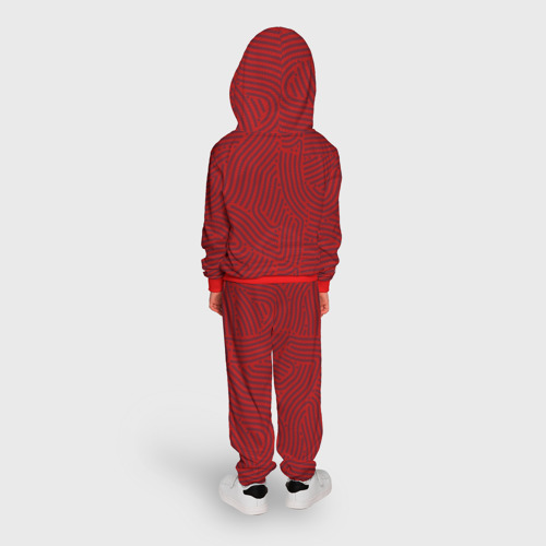 Детский костюм с толстовкой 3D Bayern отпечатки, цвет красный - фото 4