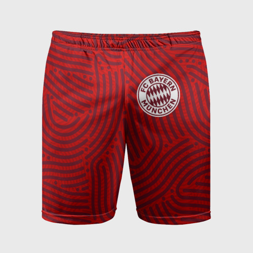 Мужские шорты спортивные Bayern отпечатки, цвет 3D печать