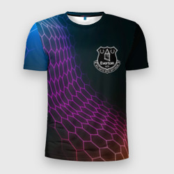 Мужская футболка 3D Slim Everton футбольная сетка