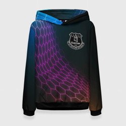 Женская толстовка 3D Everton футбольная сетка