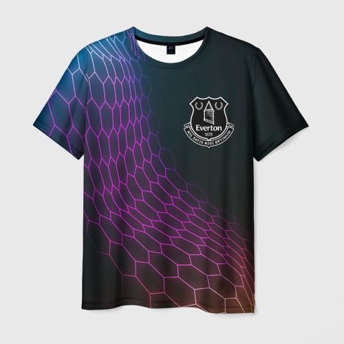 Мужская футболка 3D Everton футбольная сетка, цвет 3D печать