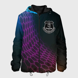 Мужская куртка 3D Everton футбольная сетка