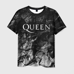 Мужская футболка 3D Queen black graphite