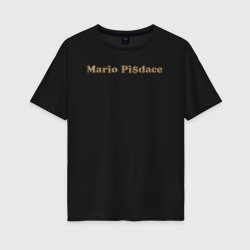 Женская футболка хлопок Oversize Mario Pisdace
