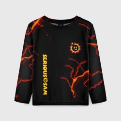 Детский лонгслив 3D Serious Sam game storm