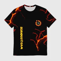 Мужская футболка 3D Serious Sam game storm