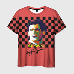 Айртон Сенна гонщик – Мужская футболка 3D с принтом купить со скидкой в -26%