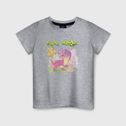 Забавные доисторические динозавры – Детская футболка хлопок с принтом купить со скидкой в -20%