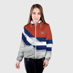 Женская куртка 3D Арсенал спорт текстура - фото 2