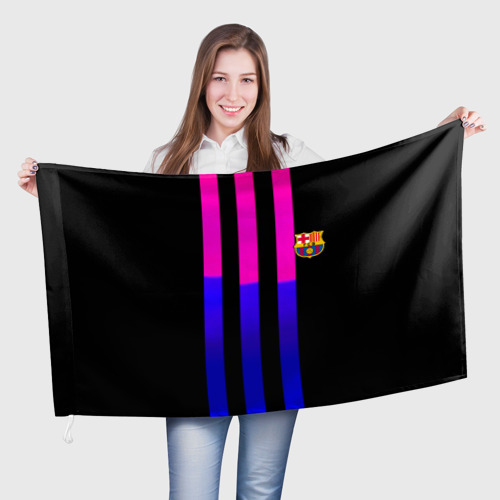 Флаг 3D Barcelona sport line 