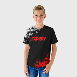 Детская футболка 3D Farcry текстура краски - фото 2