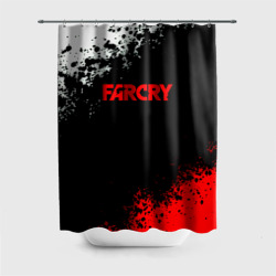 Штора 3D для ванной Farcry текстура краски