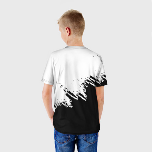 Детская футболка 3D Borussia sport краски, цвет 3D печать - фото 4