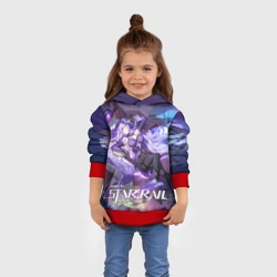 Детская толстовка 3D Черный лебедь из Хонкая - фото 2