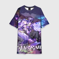 Детское платье 3D Черный лебедь из Хонкая