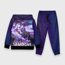 Детский костюм с толстовкой 3D Черный лебедь из Хонкая