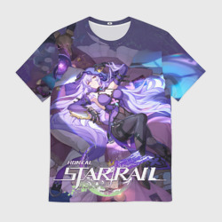 Мужская футболка 3D Черный лебедь из Хонкая