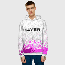 Мужская толстовка 3D Bayer 04 pro football посередине - фото 2