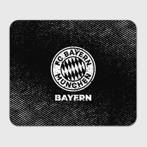 Прямоугольный коврик для мышки Bayern с потертостями на темном фоне