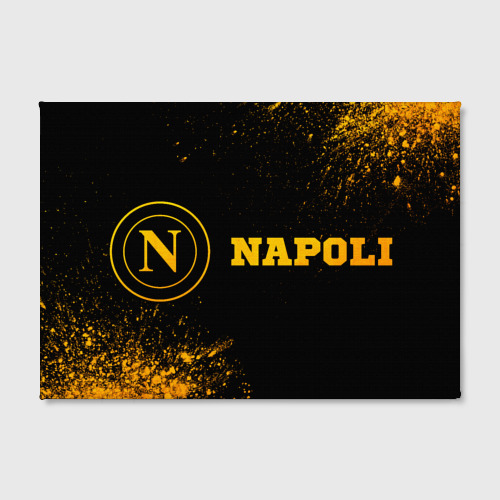 Холст прямоугольный Napoli - gold gradient по-горизонтали, цвет 3D печать - фото 2