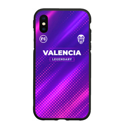 Чехол для iPhone XS Max матовый Valencia legendary sport grunge