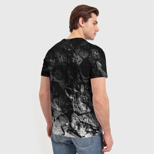 Мужская футболка 3D Breaking Benjamin black graphite, цвет 3D печать - фото 4