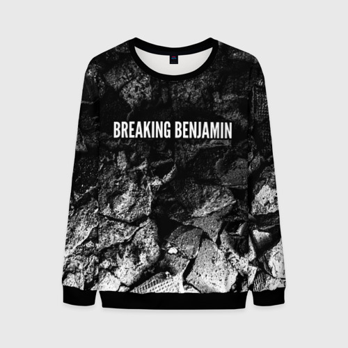 Мужской свитшот 3D Breaking Benjamin black graphite, цвет черный