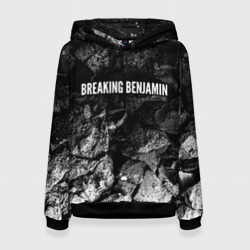 Женская толстовка 3D Breaking Benjamin black graphite