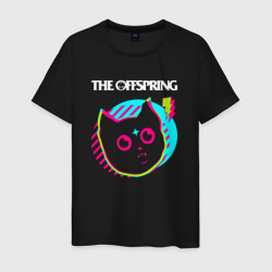 Мужская футболка хлопок The Offspring rock star cat