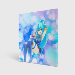 Холст квадратный Аква из Коносубы