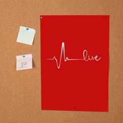 Постер Live - пульс сердцебиения - фото 2